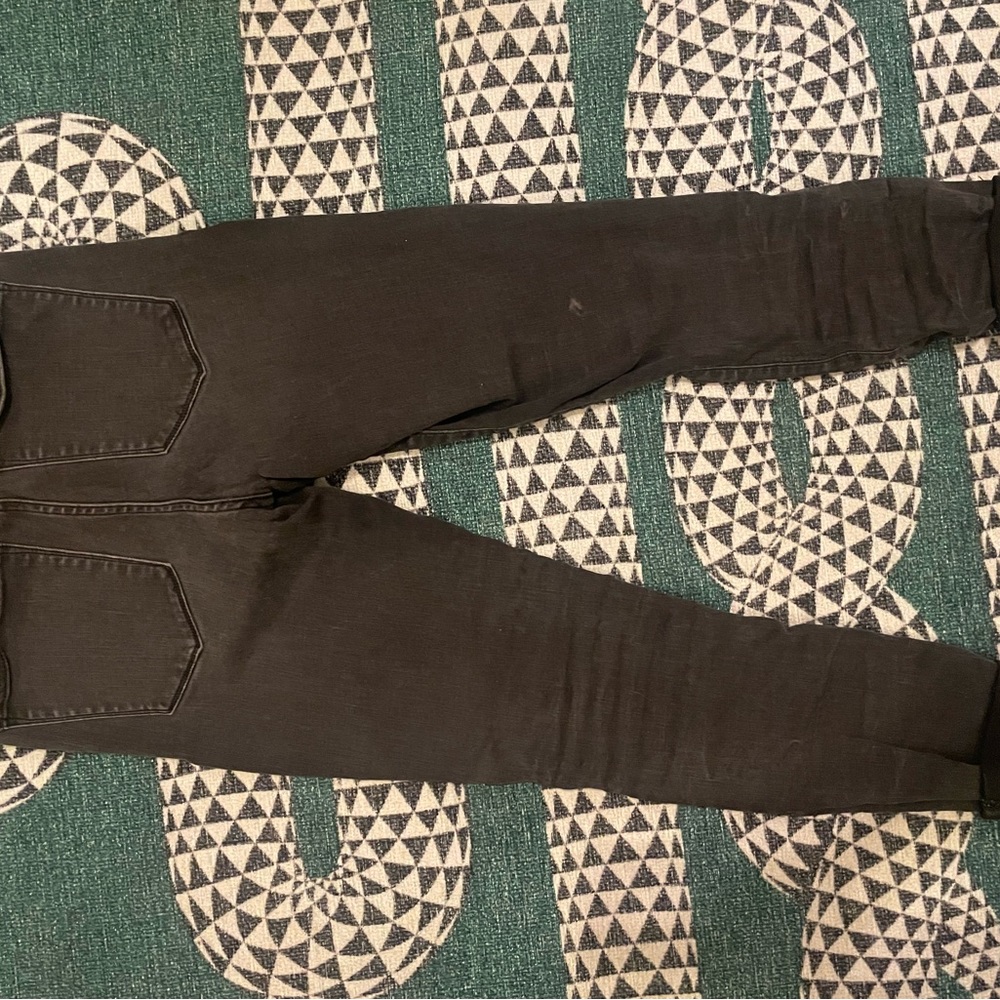 Simone black ripped high rise super skinny 27 4R - Picture 4 of 5